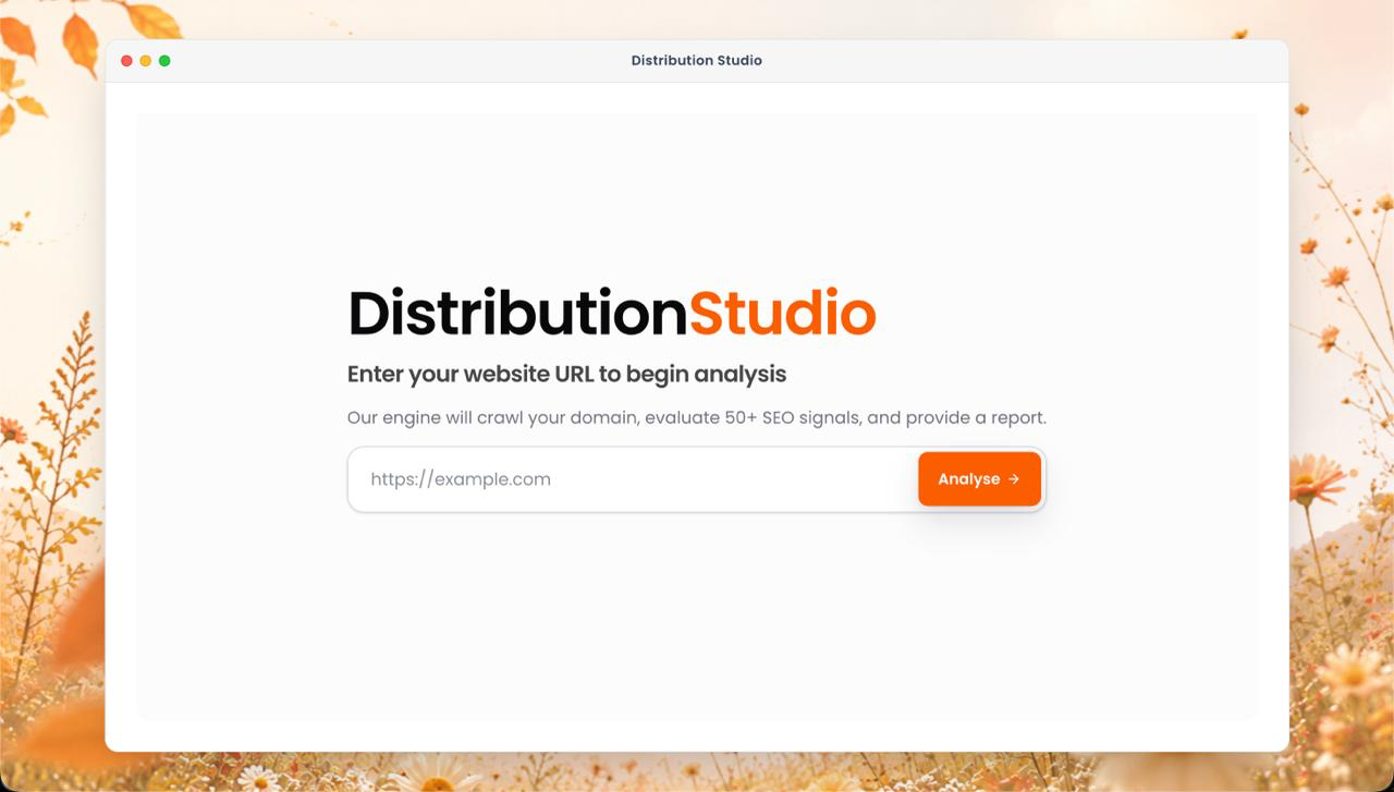 Demo product screenshot